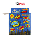 Superhero Stickers 100 Stickers/Dispenser, Pack of 1, 6 or 12 Dispensers