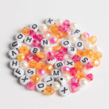 Neon Pink Halloween Bracelet Making DIY Jar