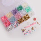 Pastel Pink Holiday Jewelry Bead Box