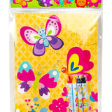 Butterfly & Flowers Coloring Books with Crayons – Set of 6 or 12