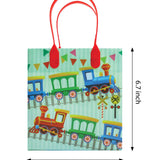 Train Party Favor Bags Treat Bags - 12 Bags