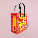 Fire Trucks Party Favor Bags Treat Bags - Set of 6 or 12