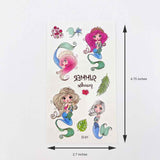 Mermaid Temporary Tattoos – 10 Sheets