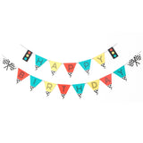 Vintage Race Car - Birthday Banner