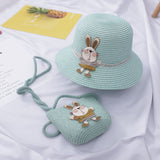 Cute Rabbit Purse or Straw Hat - Multiple Colors