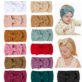Baby Girl Bow Headband Same Color 3 Piece Set
