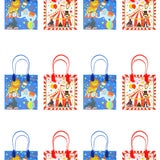 Circus Party Favor Treat Bags - Set of 6 or 12