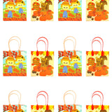 Autumn Harvest Party Favor Treat Bags - Set of 6 or 12