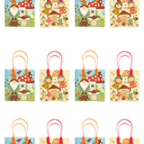 Garden Gnome Party Favor Treat Bags - Set of 6 or 12