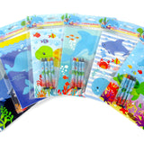 Sea Animals Coloring Books with Crayons – Set of 6 or 12