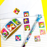 Shark Family Stickers 100 Stickers/Dispenser, Pack of 1, 6, 12 Dispensers