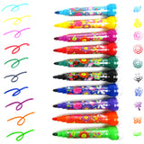 Butterfly & Flowers Stamp Marker Set (10-Pack)