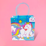 Unicorn Party Favor Bags Treat Bags - Set of 6 or 12