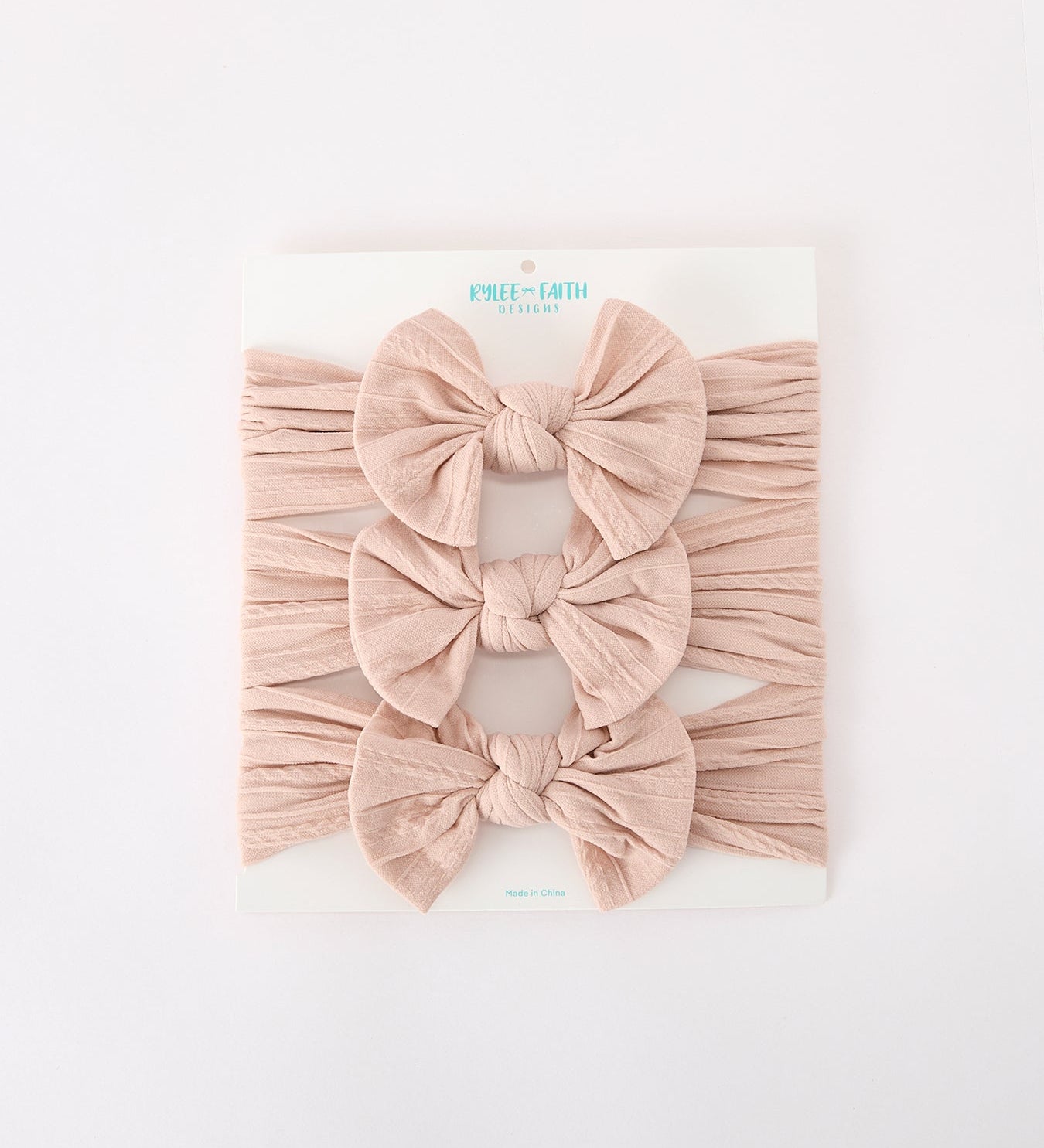 Baby Girl Bow Headband Same Color 3 Piece Set