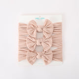 Baby Girl Bow Headband Same Color 3 Piece Set