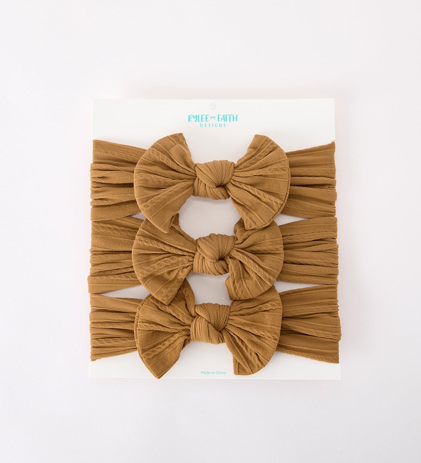 Baby Girl Bow Headband Same Color 3 Piece Set