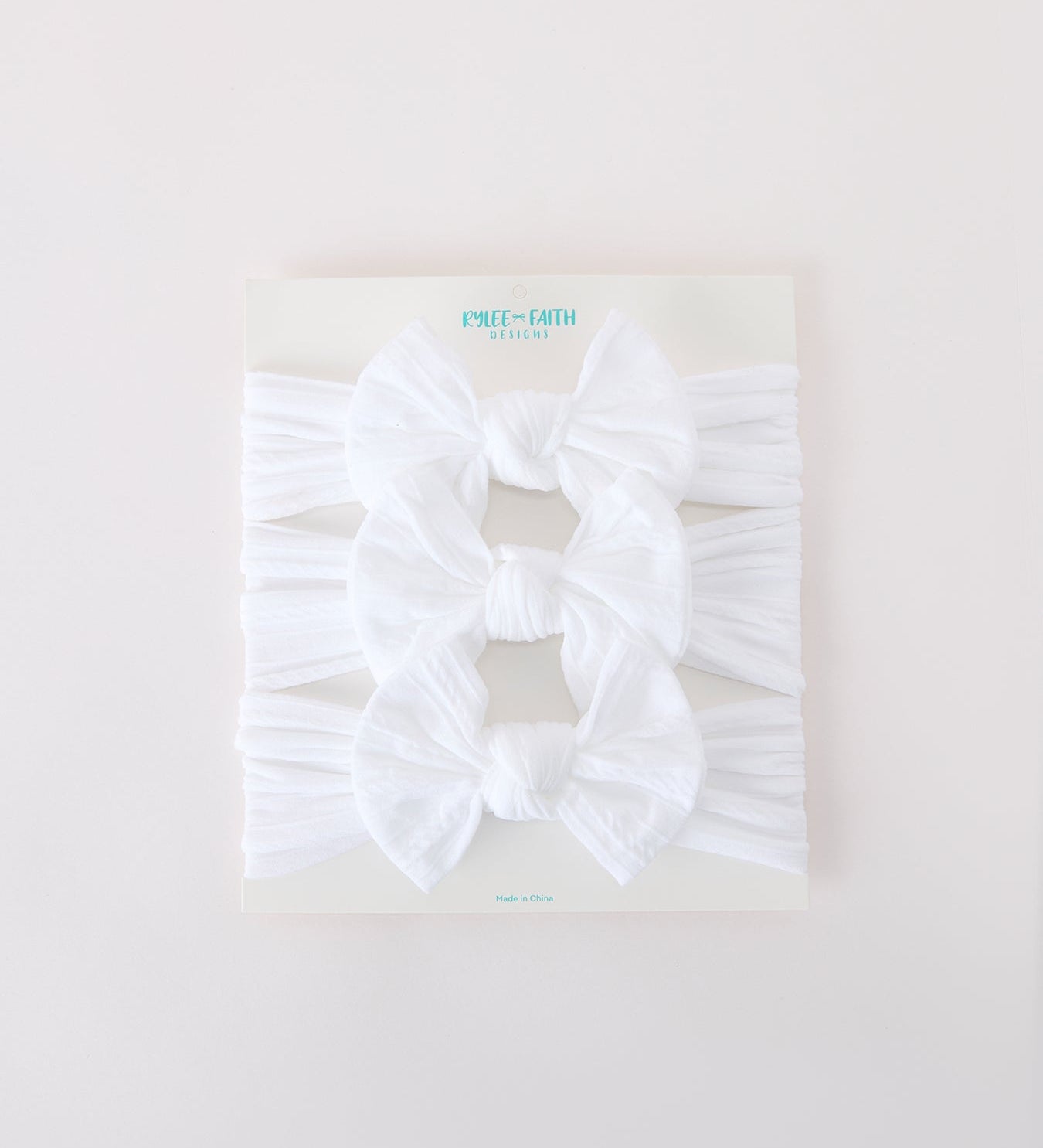 Baby Girl Bow Headband Same Color 3 Piece Set