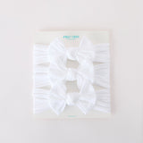Baby Girl Bow Headband Same Color 3 Piece Set
