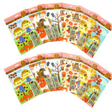 Fall Harvest Coloring Books with Crayons – Set of 6 or 12