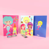 Mermaids Coloring Books with Crayons – Set of 6 or 12