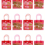 Valentine's Day Party Favor Treat Bags - Set of 6 or 12