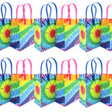 Tie Dye Party Favor Bags Treat - Set of 6 or 12