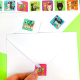 Llamas Alpacas Stickers 100 Stickers/Dispenser, Pack of 1, 6, or 12 Dispensers