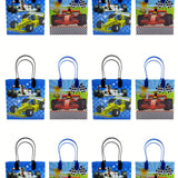 Race Car Party Favor Treat Bags - Set of 6 or 12