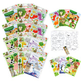 Animal Coloring Books with Crayons – Set of 6 or 12