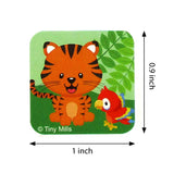 Animal Stickers 100 Stickers/Dispenser, Pack of 1, 6 or 12 Dispensers