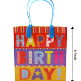 Happy Birthday Party Favor Treat Bags - Set of 6 or 12