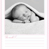 Watercolor Butterfly Baby Milestone Cards