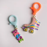 Roller Skate Bag Charm Duo