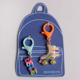 Roller Skate Bag Charm Duo