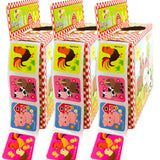 Farm Animals Barnyard Stickers 100 Stickers/Dispenser, Pack of 1 or 6 or 12 Dispensers