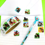Horse Stickers 100 Stickers/Dispenser, Pack of 1, 6 or 12 Dispensers