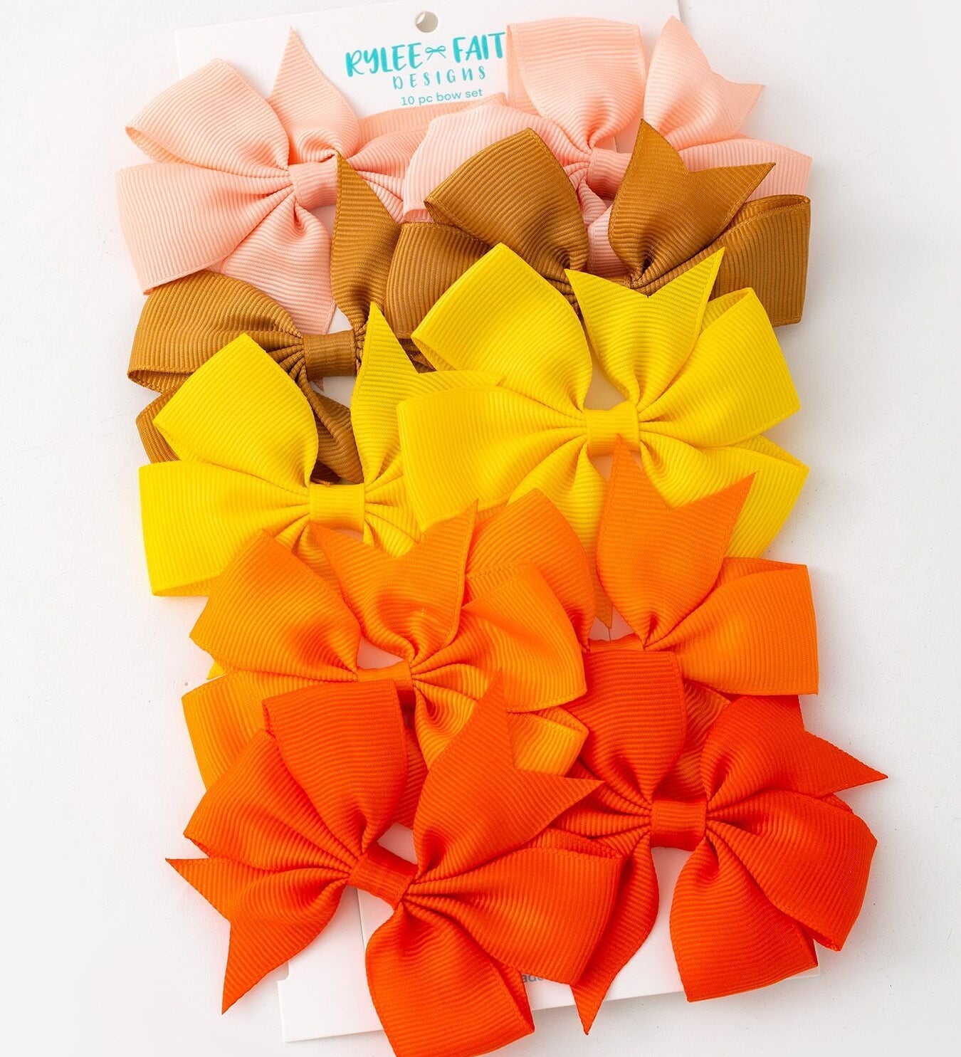 Girls Bow Hair Clip Set
