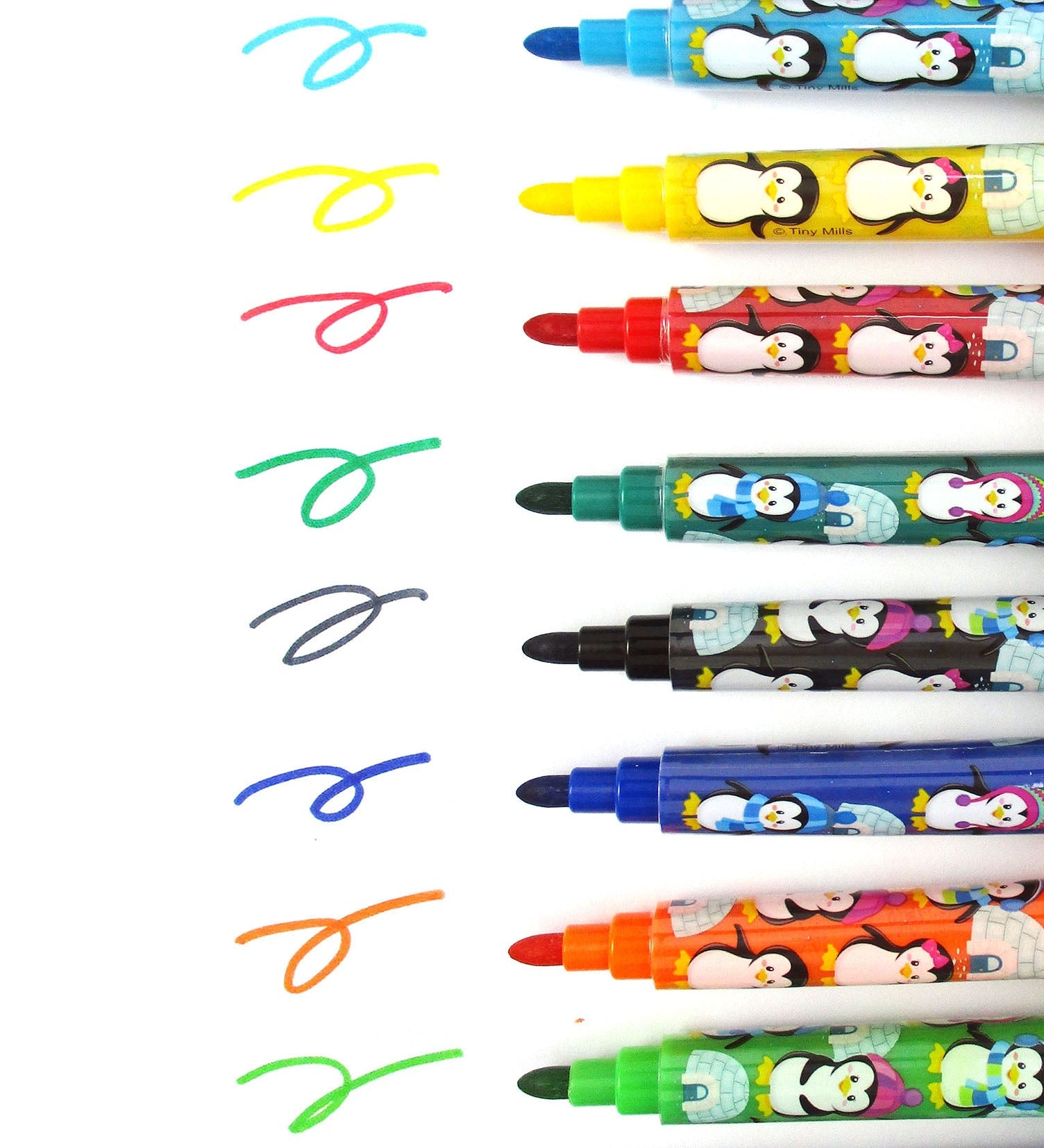 Penguin Stamp Marker Set (10-Pack)