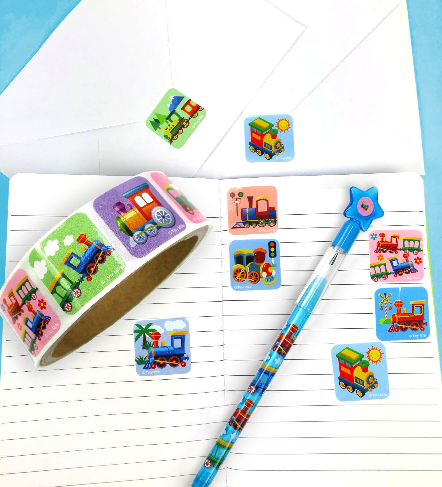Train Sticker Dispenser (100 Stickers)