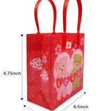 Valentine's Day Party Favor Treat Bags - Set of 6 or 12