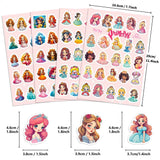 Princess Sticker Sheets – 100 Pieces