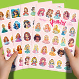 Princess Sticker Sheets – 100 Pieces