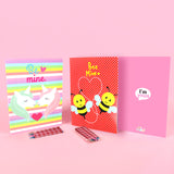 Valentine's Day Coloring Books with Crayons – Set of 6 or 12