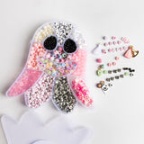 Pastel Pink Glow in the Dark Halloween Ghost Bead Box