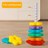 Rainbow Rotating Stacking Toy