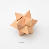 Wooden Kongming Lock Puzzle