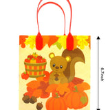 Autumn Harvest Party Favor Treat Bags - Set of 6 or 12