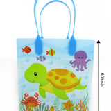 Ocean Life and Turtles Party Favor Bags - Set of 6 or 12
