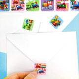 Train Stickers 100 Stickers/Dispenser, Pack of 1, 6 or 12 Dispensers