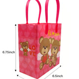 Valentine's Day Party Favor Treat Bags - Set of 6 or 12